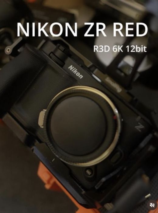 Nikon ZR, клетка small rig, v-mount