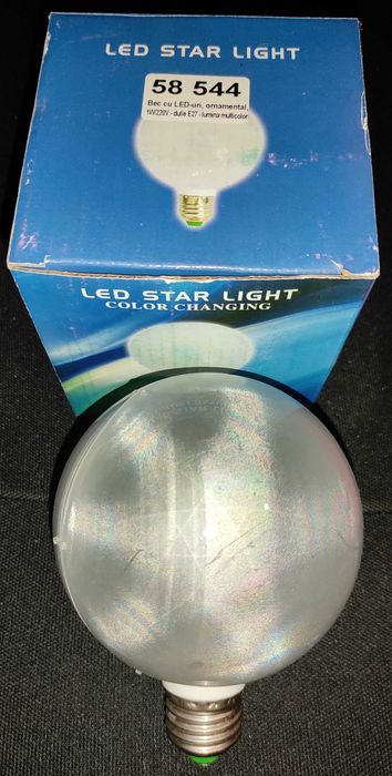 6 Becuri LED, albe, cu RGB, SMART cu WiFi, cu telecomanda