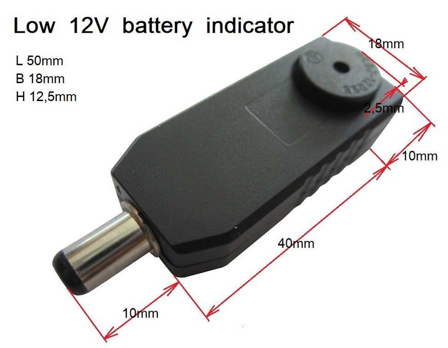 индикатор за зареден /или разреден/ 12V акумулатор