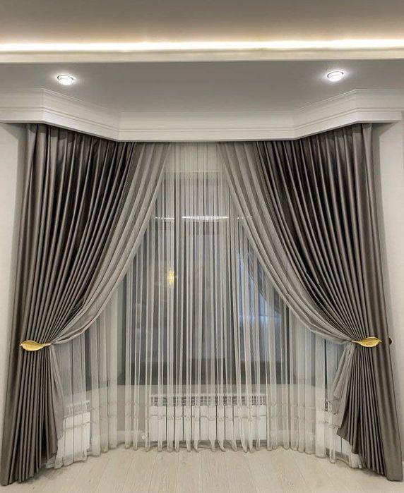 Пошив штор классика, hi-tech, минимализм