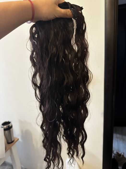 Естествена коса на треси