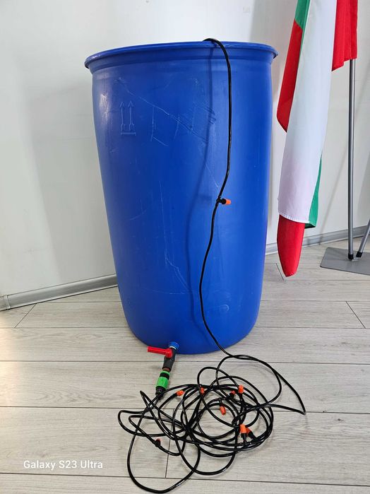 Комплект за капково напояване с бидон и кран