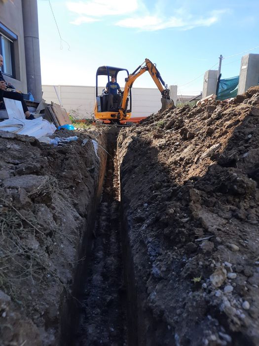 Excavator de închiriat + camionetă 7,5t