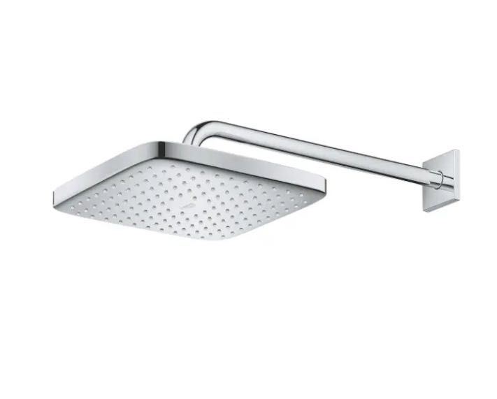 Set sistem de dus Grohe Eurocube, încastrat, 250mm, 1 functie, crom