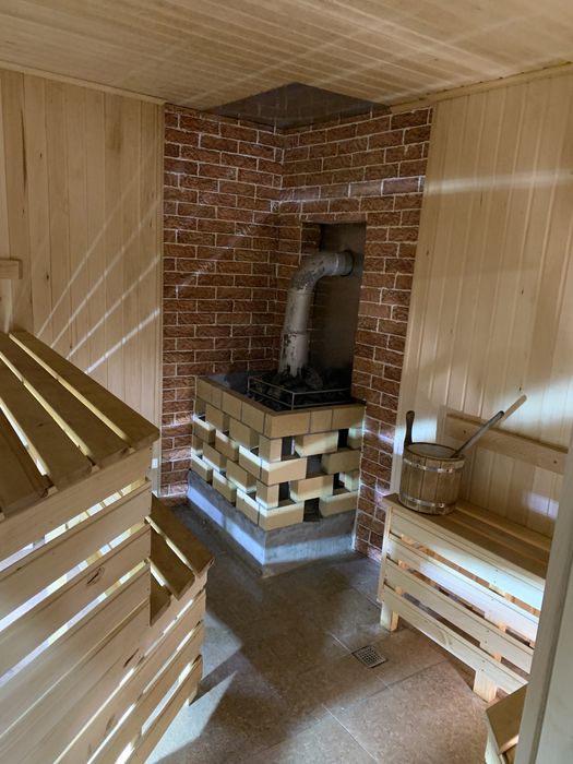 Сауна на дровах с бассейном 9000 тг