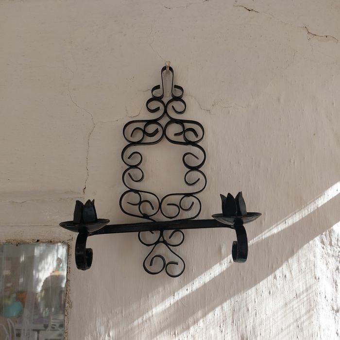 Свещник от соца ковано желязо