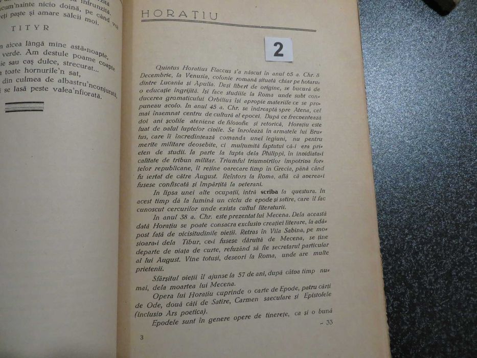 Lirica latina N.I. Herescu/Interpretari din lirica latina Petre Stati