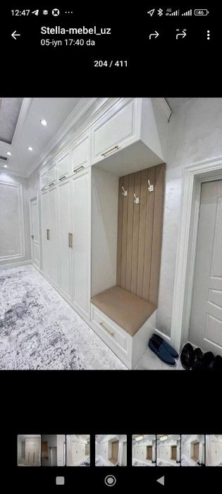 Uyingiz uchun buyurtma asosida mebellar