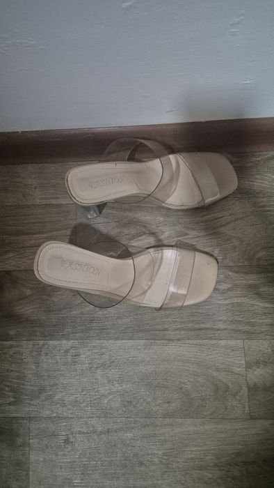 Шлепки босоножки прозрачные