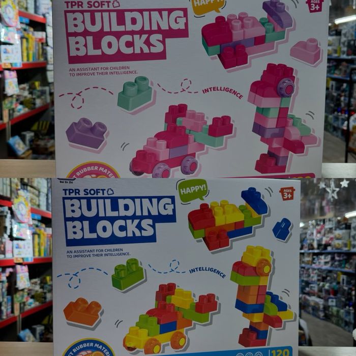 Конструктор мягкий, силиконовый