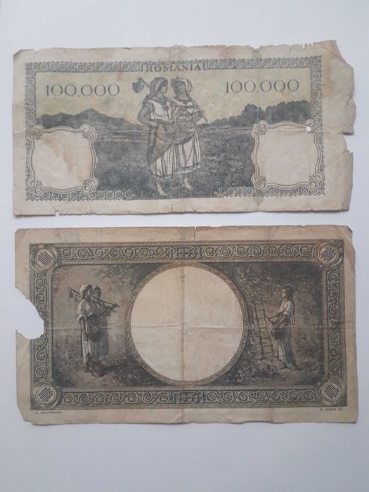 Bancnote foarte vechi si monede aniversare