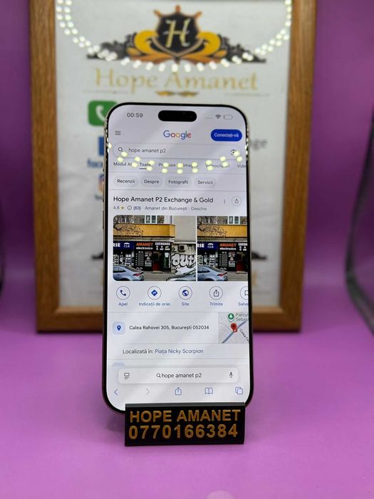 HOPE AMANET P2 - Iphone 16 Pro Max / 256GB / Baterie 96% / 280Cicl