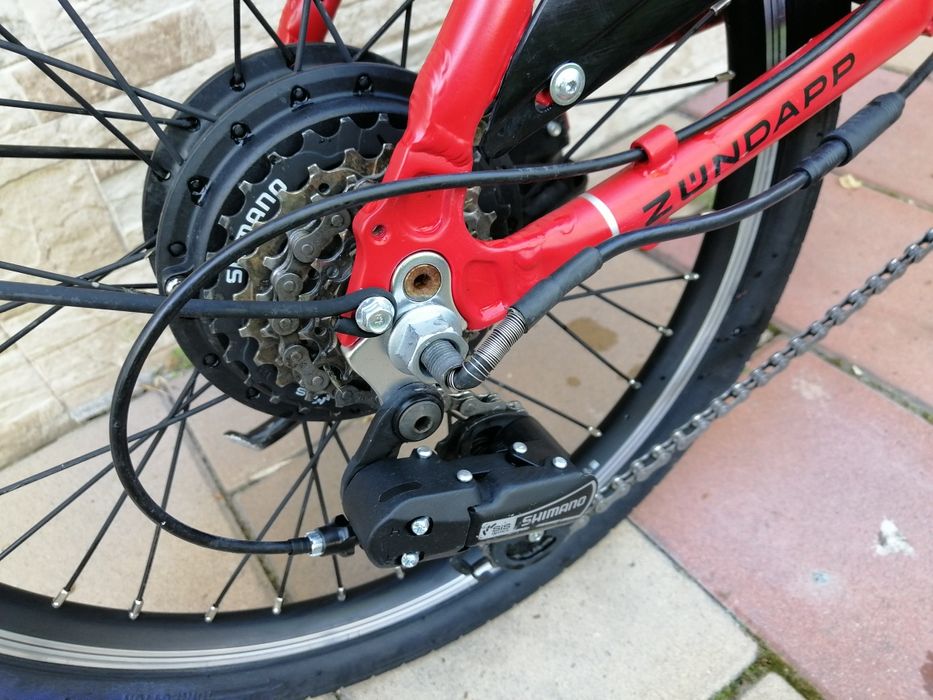 Електрически сгъваем велосипед 20 * ZUNDAPP RED Germany