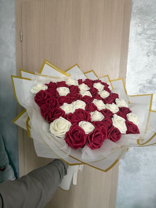 Букет от 49 вечни рози (различни цветове