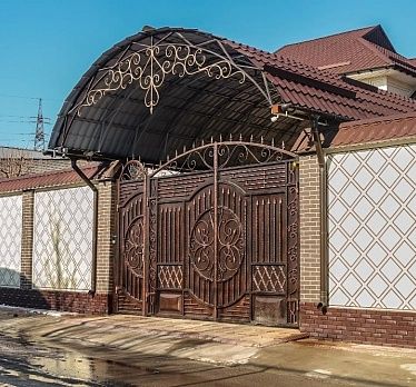 Навес-козырек-ворота-перила .