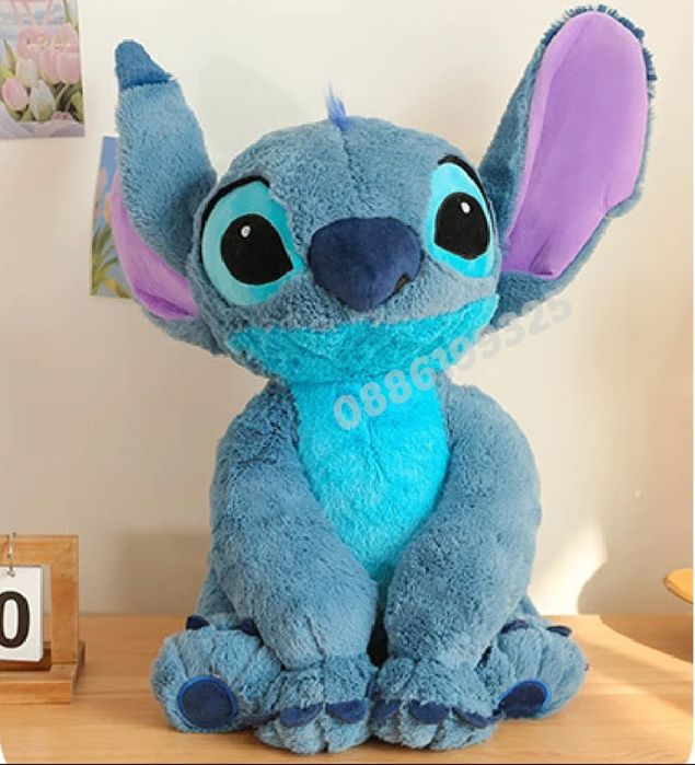 Голям плюшен Стич, 60см Плюшени играчки Лило и Стич Lilo Stitch Плюшен