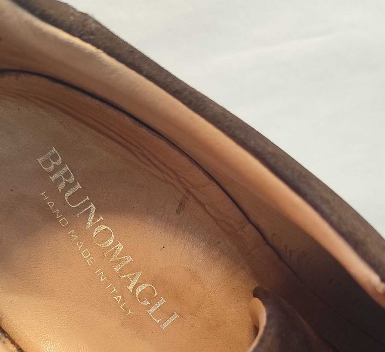 Pantofi casual 45 45.5 suede de lux Bruno Magli piele naturala