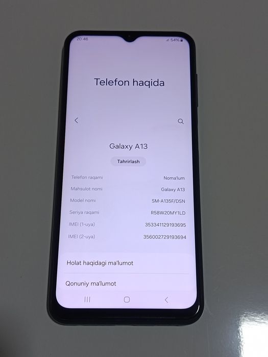 Samsung A 13 sotiladi.