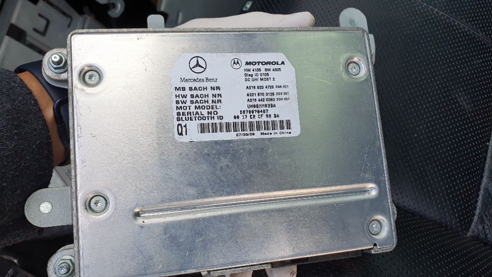 Modul adaptor bluetooth Mercedes W221 W216 S class CL A2218703126