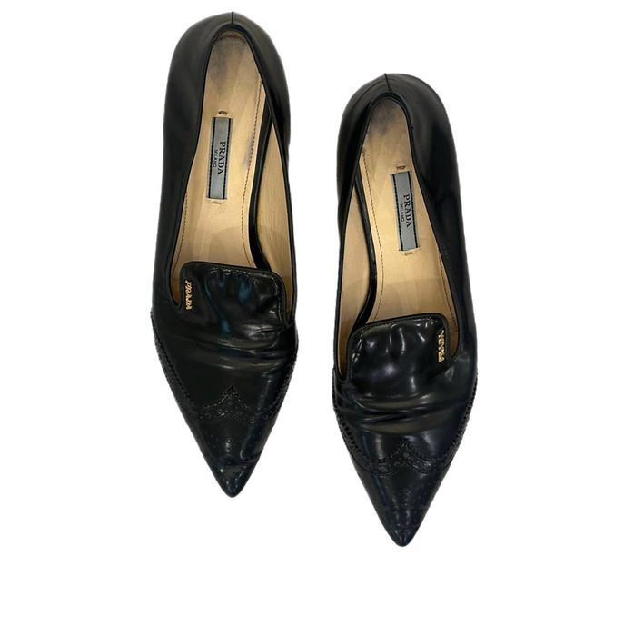 Винтажные лоферы  Prada
