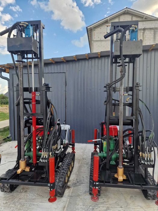 Masina de foraj pe senile, Diesel, 150m prajina, 6 sape incluse