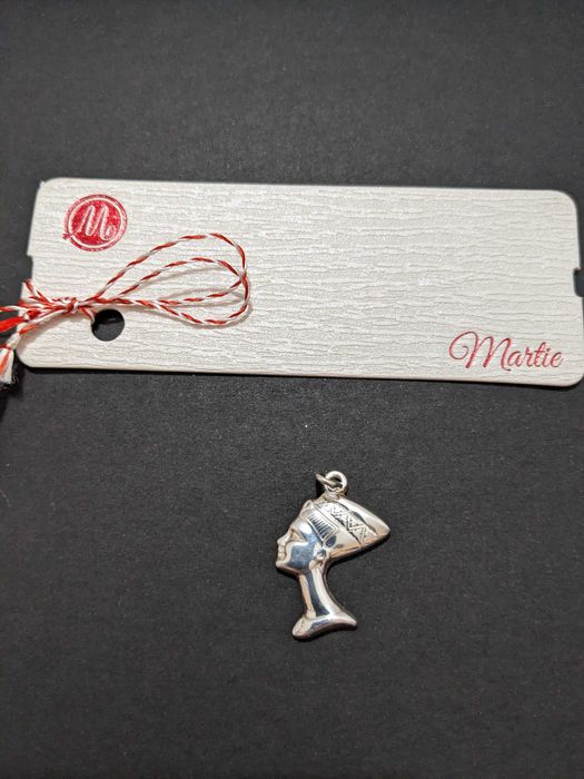 Pandantiv argint regina Nefertiti, nou