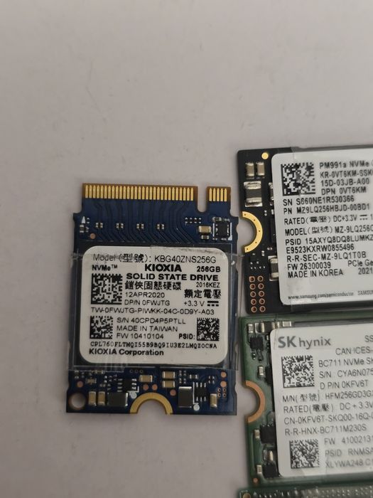SSD M2 nvme 256/512gb