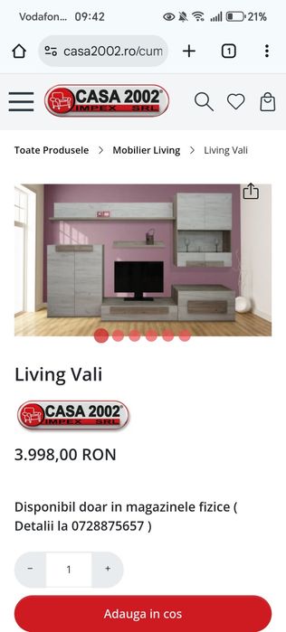 Vand mobila living casa 2002