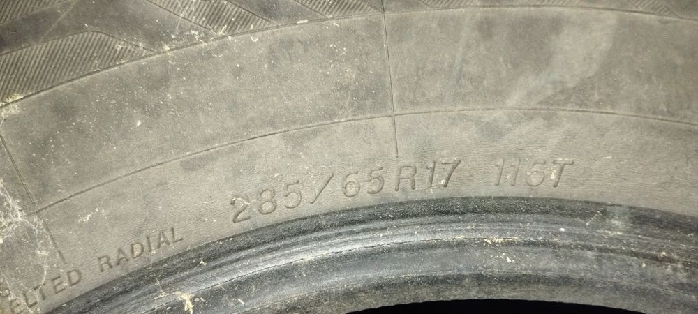 Продам шины 285/65/17. В Астане