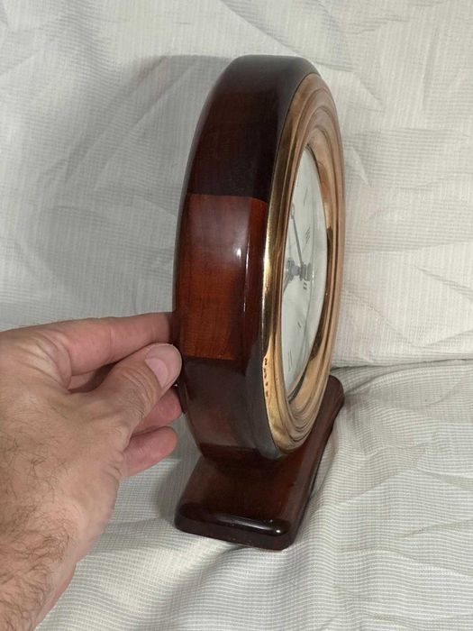 CEAS DE MASA - SEMINEU - Lemn + Argint 925 - London 1960 - 35g. !