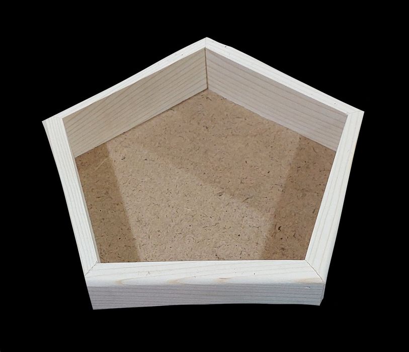 Петоъгълна рамка. Дървена рамка за скандинавски мъх