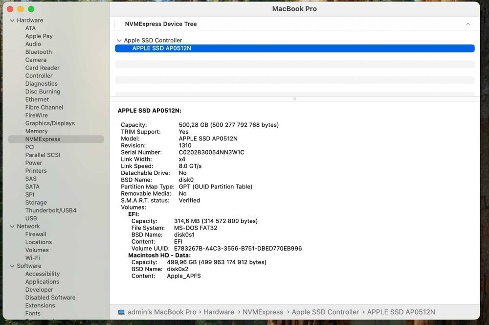 Продавам Apple MacBook Pro 16" 2019 i9/32GB DDR4/512GB SSD/5300M