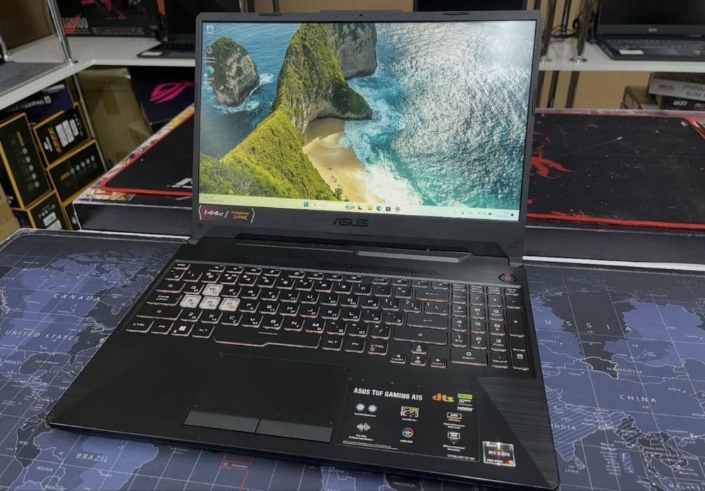 Ноутбук игровой ASUS TUF Gaming A15 R5-7535HS/8GB/SSD512GB/RTX2050