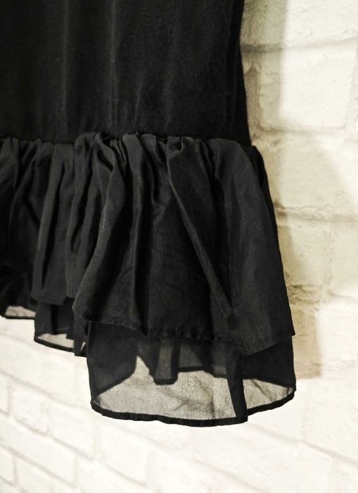 COS Оригинална черна рокля вълна / коприна размер XS