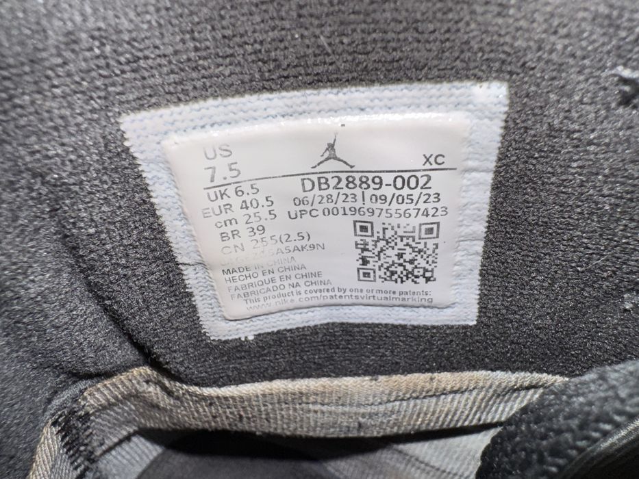 Jordan 1 Gore-Tex Grey and Black