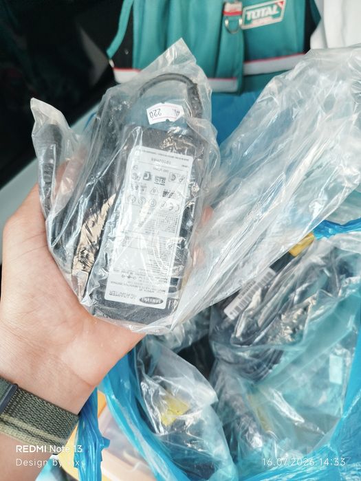 Noutbok zaryadkalari Acer Asus HP Lenovo Samsung Dell LG