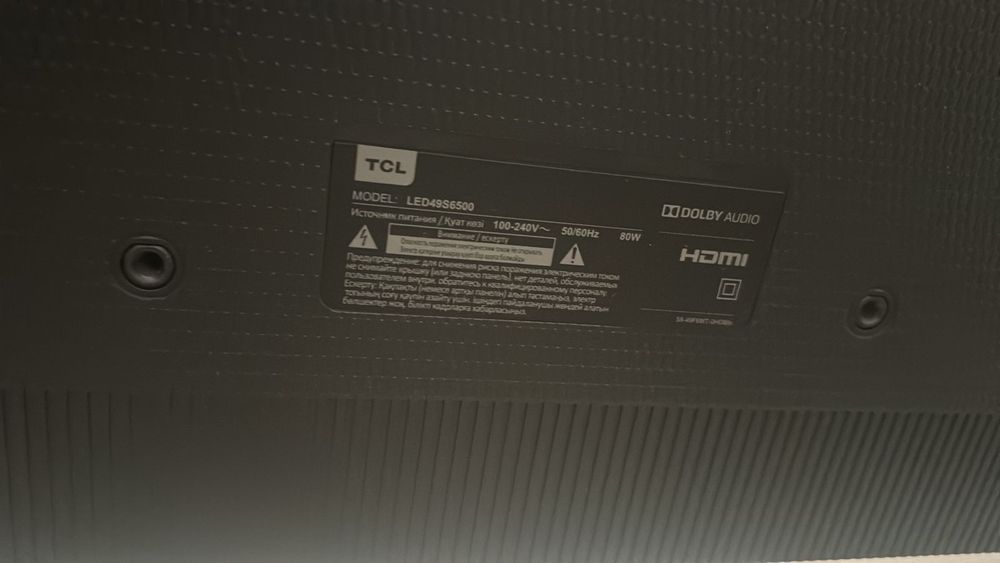Смарт телевизор TCL Led49S6500