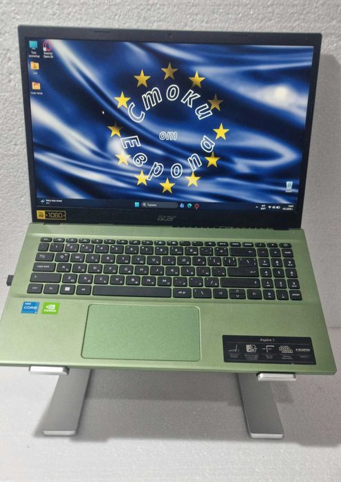 Стойка за лаптоп, Gembird, 15,6 инча, алуминий, сребрист