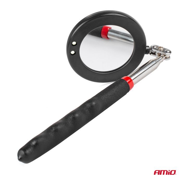 Oglinda de control telescopica, cu lampa LED