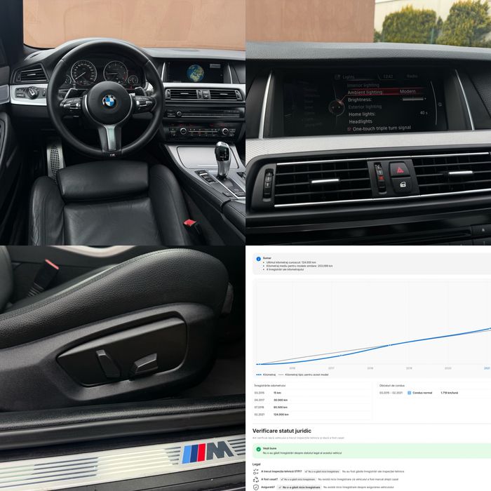 Bmw 520d *B47* *190cp* *FACELIFT* *M Pachet* *TRAPA* *INCALZIRE* *NBT*