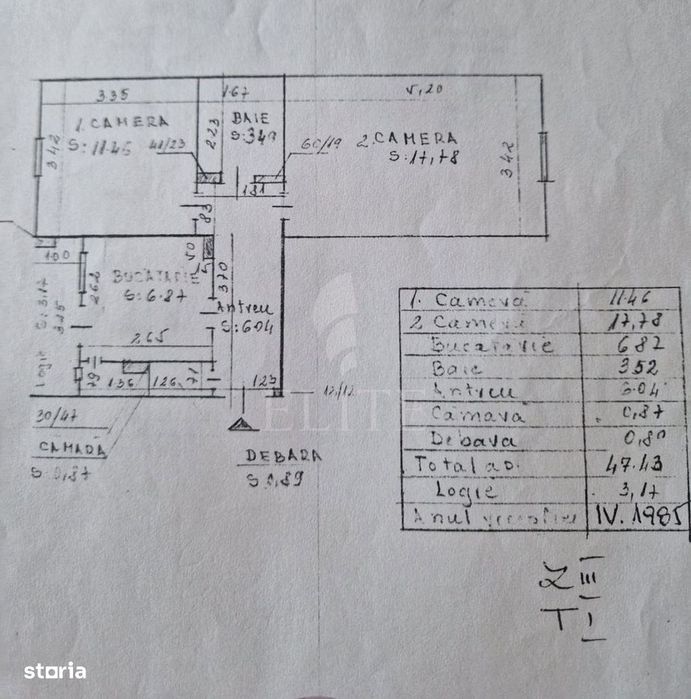 Apartament 2 camere în zona INTRE LACURI