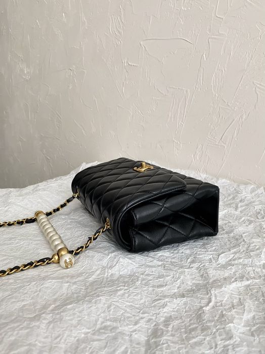 Geanta Chanel pearl flap bag 23 cm, Premium