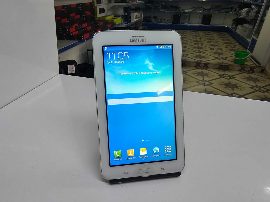 Планшет(Б\У) Samsung SM-T111 бел. 8Гб +SIM