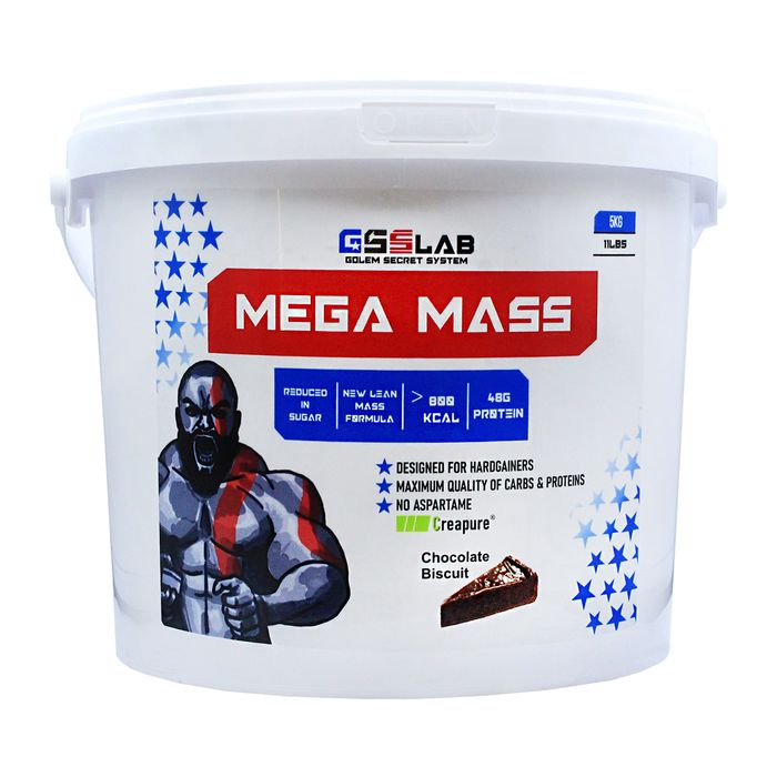 Гейнер высокоуглеводный Gss Lab Mega mass 50 порций 5000 гр