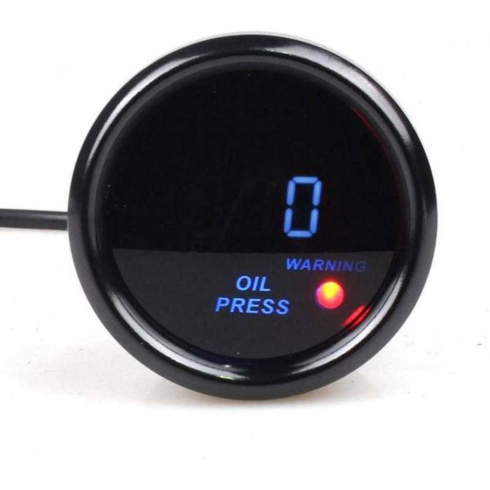 Дигитален измервателен уред за налягане на масло - черен