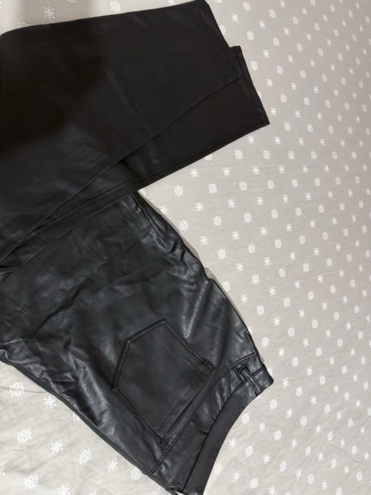 Pantaloni piele Peacocks XL