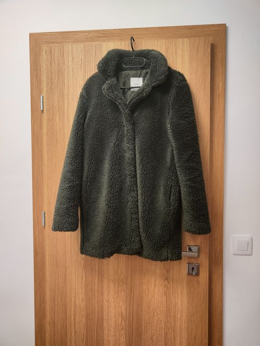 Зелено палто, Teddy bear, на Pieces, rr.S, но става и за М