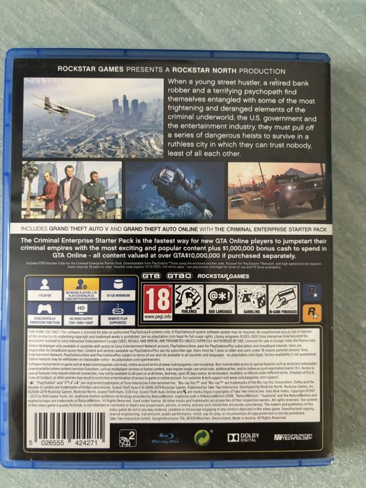 GTA V Premium edition pentru PS4