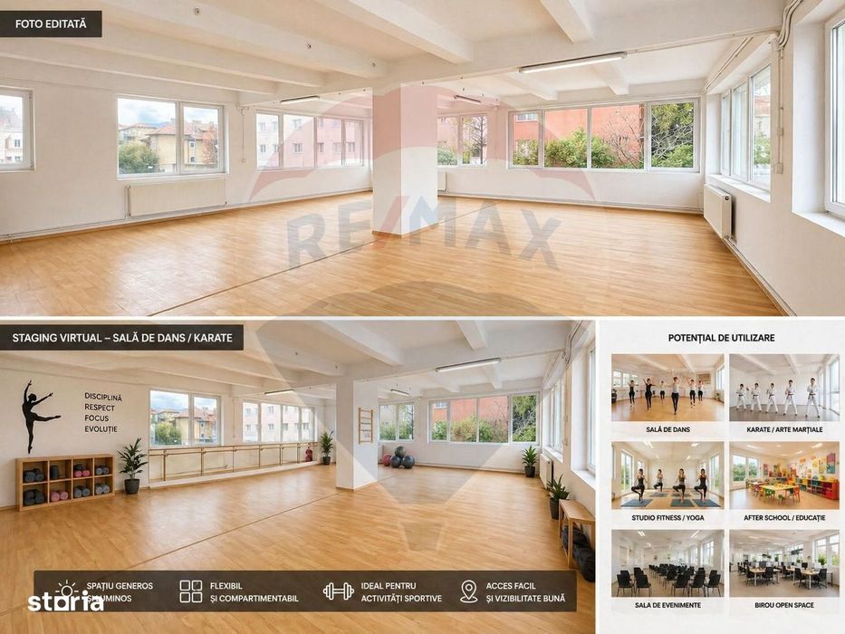 330 mp open-space | ideal fitness / educatie / birouri