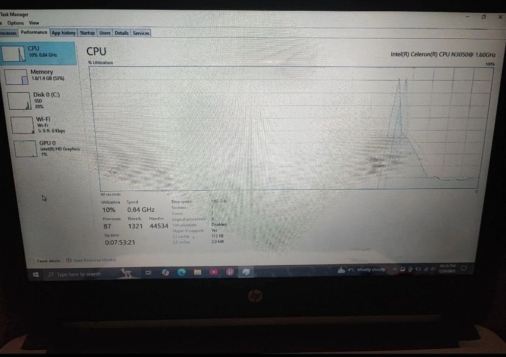 Vând laptop HP perfect funcțional